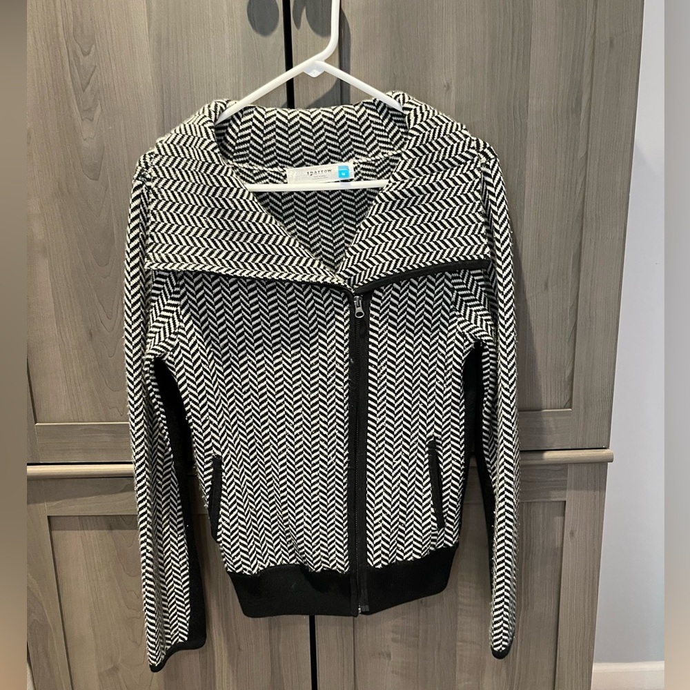Sparrow M zip cardigan